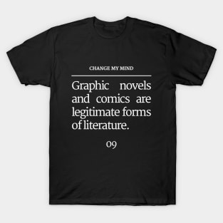 Unpopular Bookish Opinion Page 09 T-Shirt